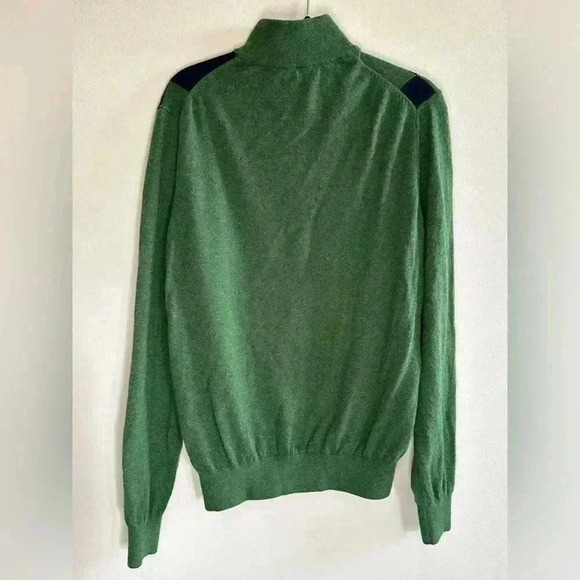 Fairway & Greene 100% Italian Cashmere 1/4 Zip - Men’s Size Medium - Picture 2 of 8